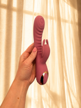 Load image into Gallery viewer, Joy Dual Action Rabbit Vibrator by Lovglo - g spot vibrator product photo 4