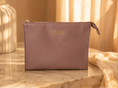 Load image into Gallery viewer, The Kindred Keeper Vegan Leather Storage Bag, front product photo