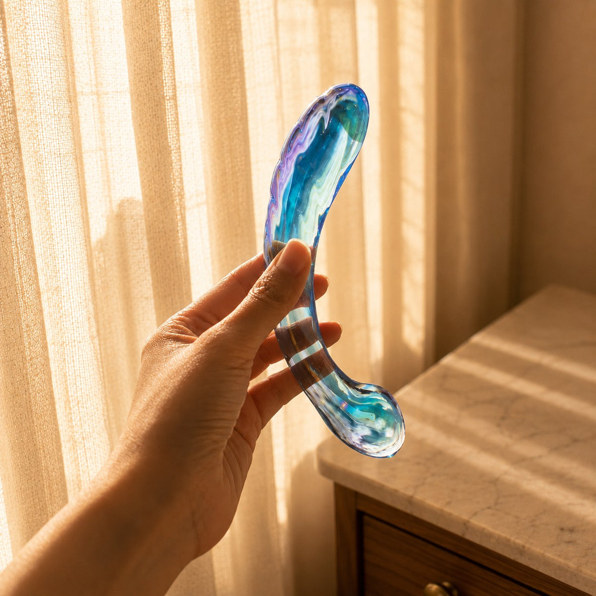 Kalii Glass Wand - pleasure wand product photo 1