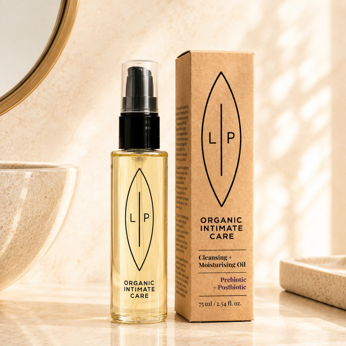 Intimate Cleansing & Moisturising Oil - Prebiotic & Postbiotic by Lip Intimate Care - cleanser product photo 1