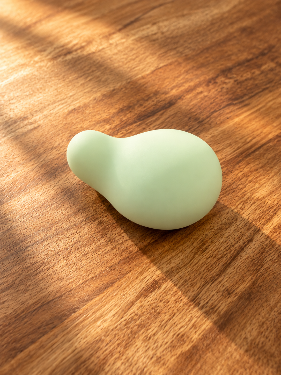 iroha Midori External Vibrator in green, side angle view