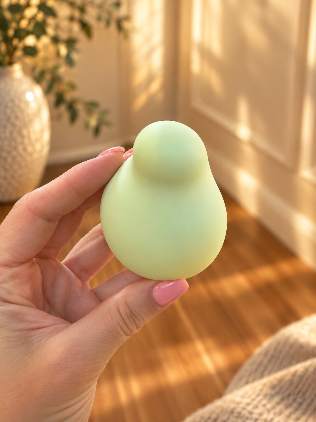 iroha Midori External Vibrator in green, additional product view