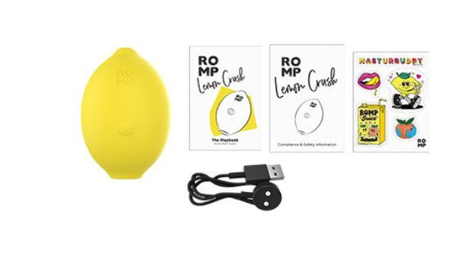 Lemon Crush Pleasure Air Stimulator - air pulse toy product photo 6