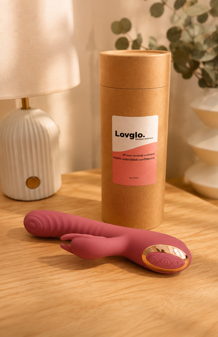 Joy Dual Action Rabbit Vibrator by Lovglo - g spot vibrator product photo 2