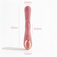 Load image into Gallery viewer, Joy Dual Action Rabbit Vibrator in rose by Lovglo - g spot vibrator product photo 6
