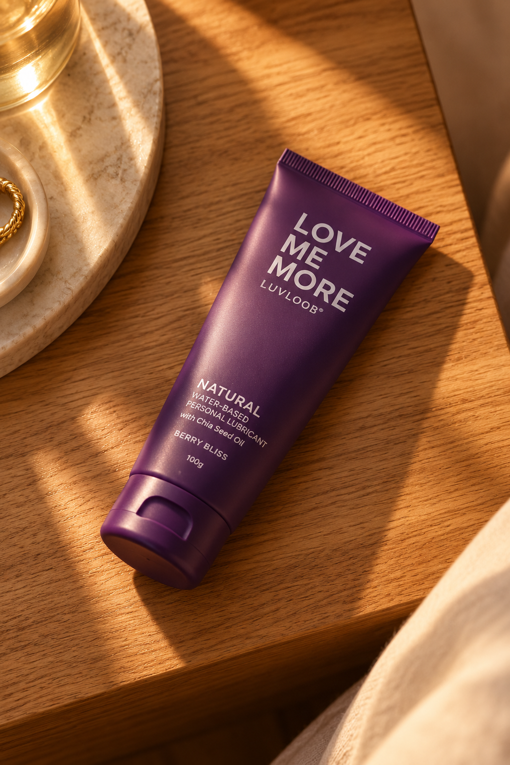 Luvloob Love Me More Berry Water-Based Lubricant 75ml - lubricant product photo 2