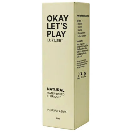 Okay Let's Play Water-Based Lubricant - lubricant product photo 4