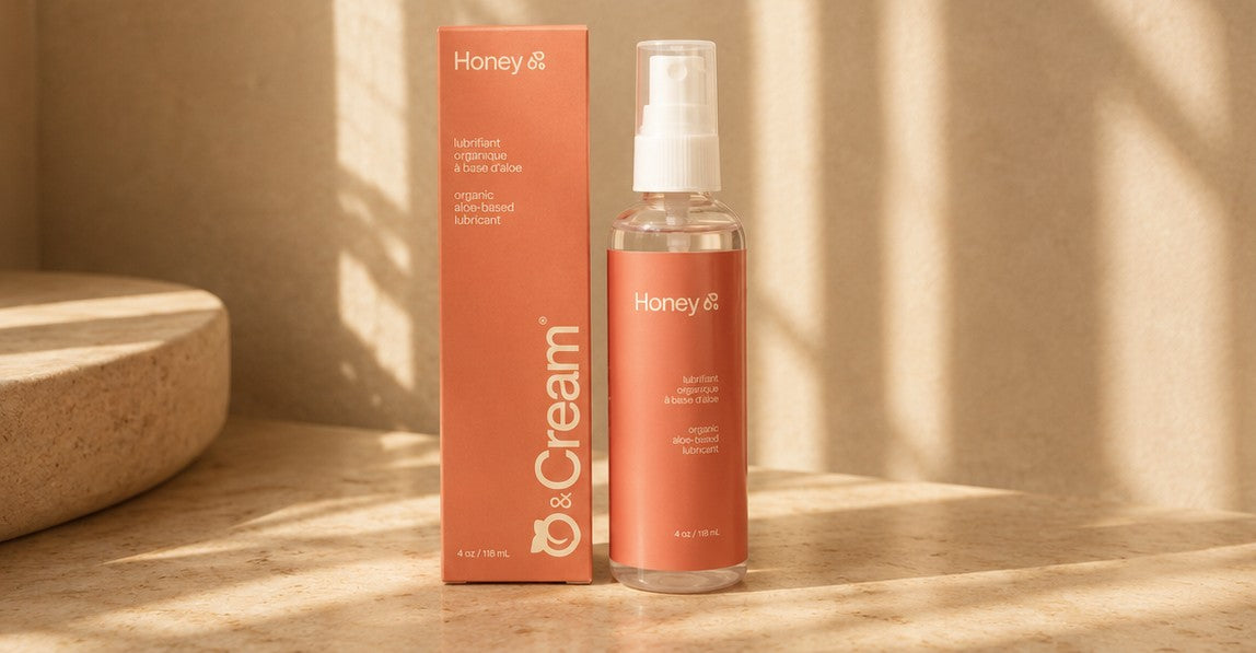 Honey Lubricant - Aloe Based by Peach and Cream ® - lubricant product photo 1