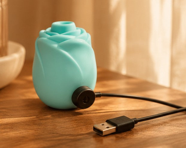 Rose Glow Clitoral Stimulator - air pulse toy product photo 4