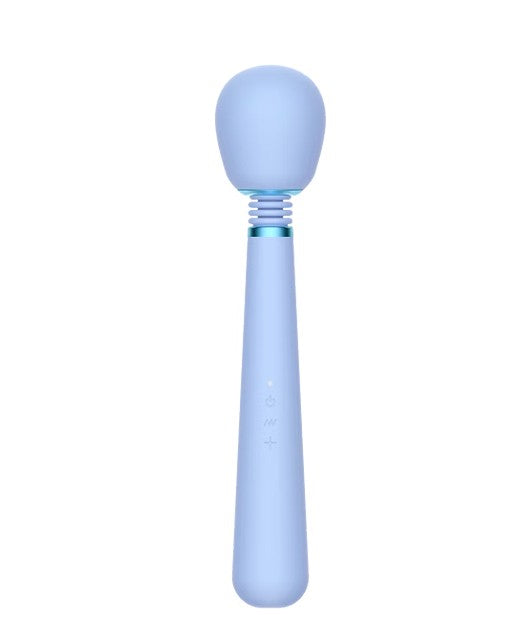Soft Wand Massage Vibrator in Sky Blue - external vibrator product photo 4